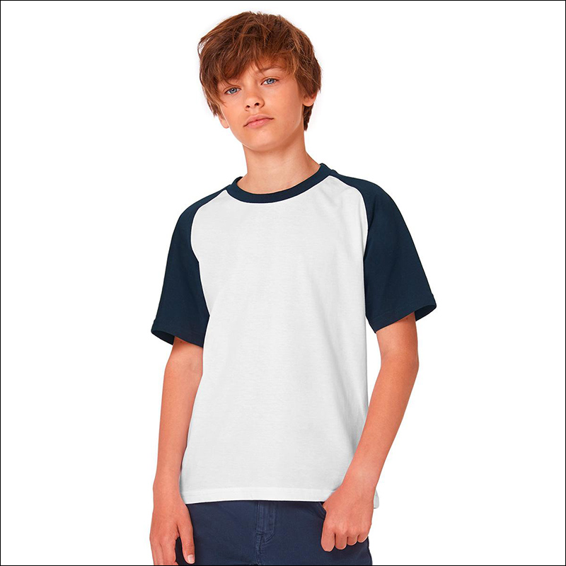 T-shirt Base-Ball bicolore